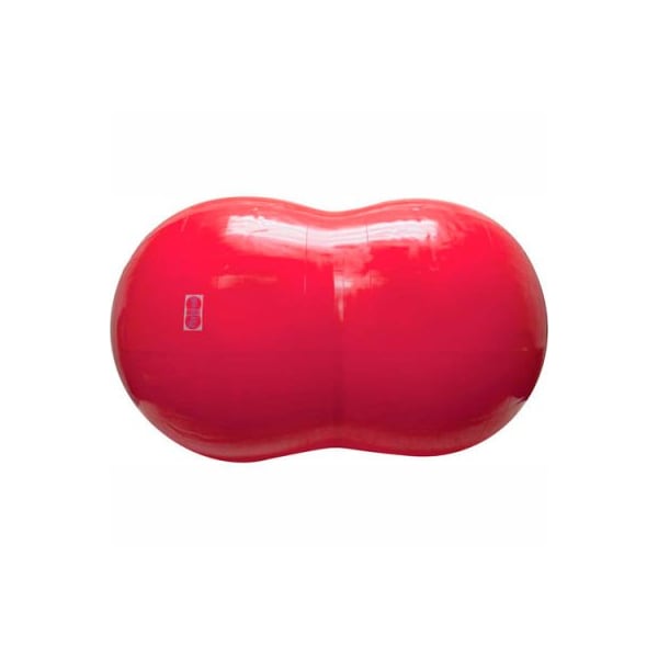 PhysioGymnic Molded Vinyl Inflatable Exercise Roll, 85 cm (34"), Red